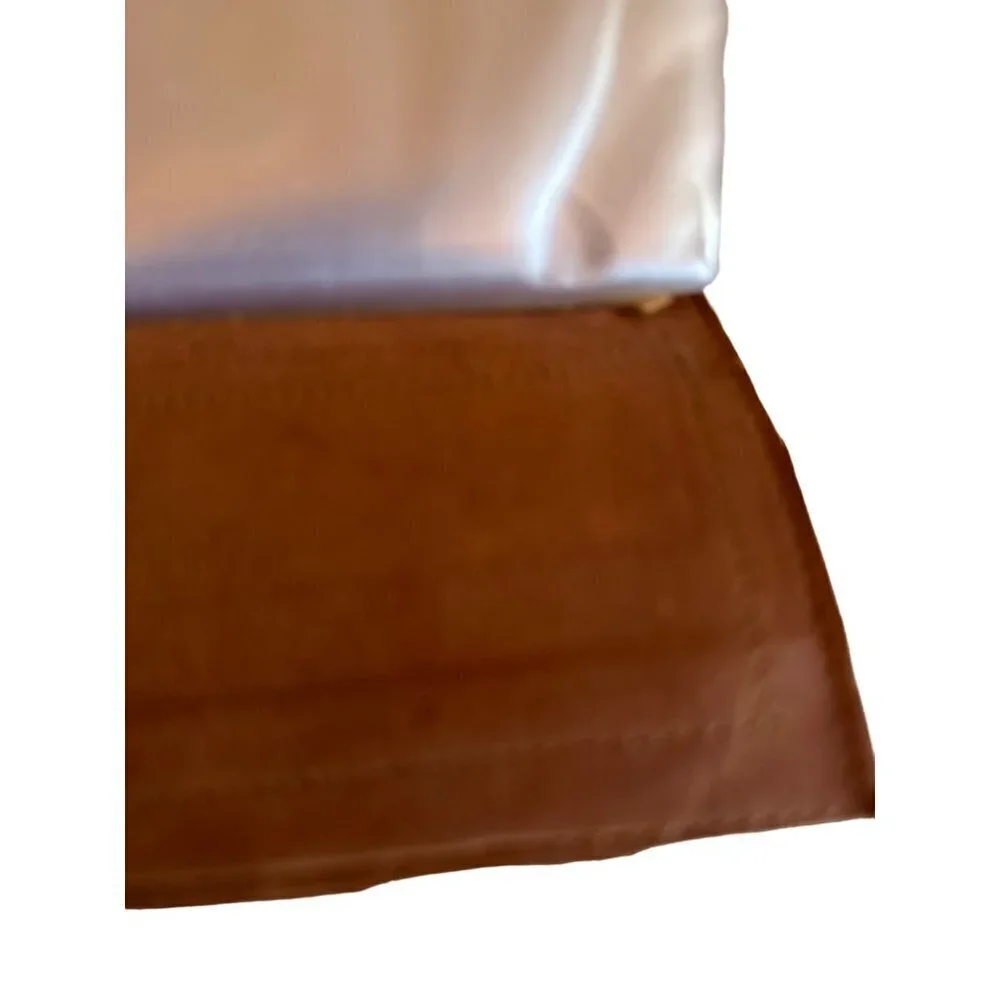 Trifold Wallet Brown Leather Minimalist Rugged ID‎ Window Card Slots